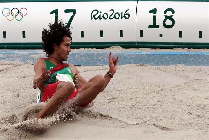 Alberto Álvarez quien avanzó a la final de atletismo en la competencia de triple salto. Foto: Twitter