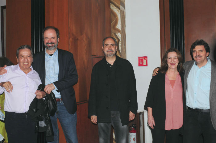 José Agustín y sus amigos. Foto Jorge Vargas / Secretaría de Cultura