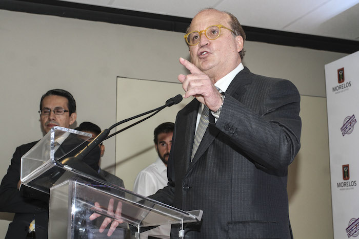 El Frente Amplio Morelense pidió hoy en la Segob la intervención del Gobierno federal en la entidad. Foto: Cuartoscuro