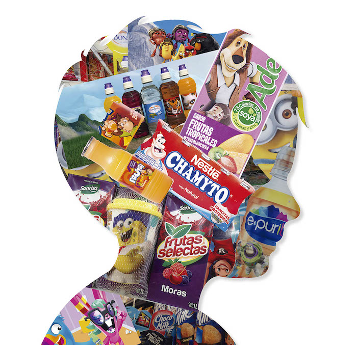 n la sociedad de hiperconsumo se crean necesidades y se sustituye la satisfacción de necesidades básicas para la sobrevivencia con productos artificiales, sin importar los daños, sin importar que se trate de niños. Foto: Especial