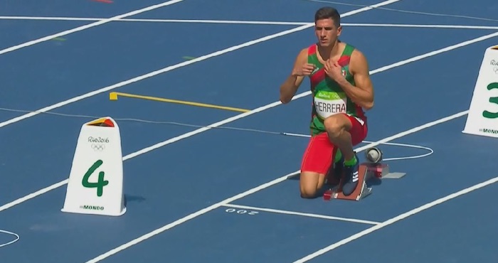 Este martes, Herrera hizo 20.29 segundos. Foto: Especial.