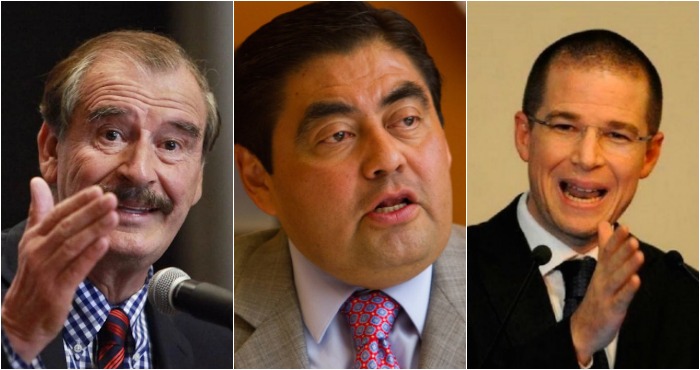 Las críticas de Fox, Anaya y Barbosa se dejaron caer sobre Alfredo Castillo. Foto: Especial