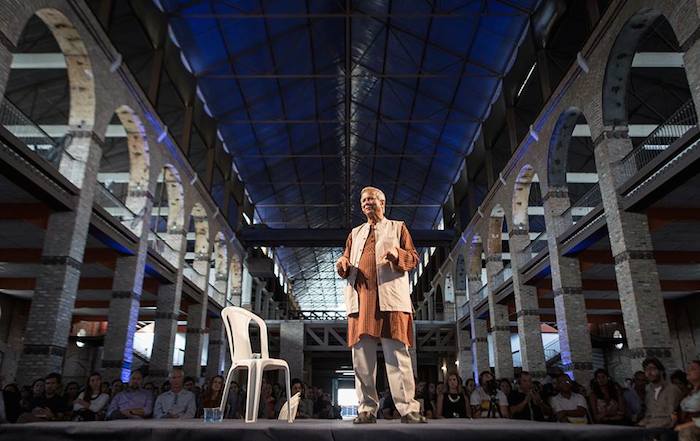 El Premio Nobel Muhammad Yunus. Foto: Yorokubu