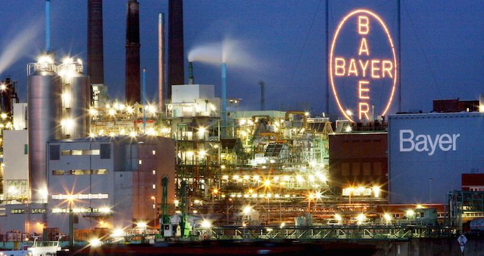 Fábricas del gigante químico y farmacéutico alemán Bayer, en Leverkusen, Alemania. Foto: EFE