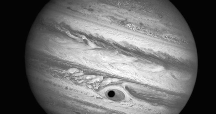 Imagen captada por el telescopio Hubble que muestra el planeta Júpiter. Foto: EFE/NASA/A. Simon