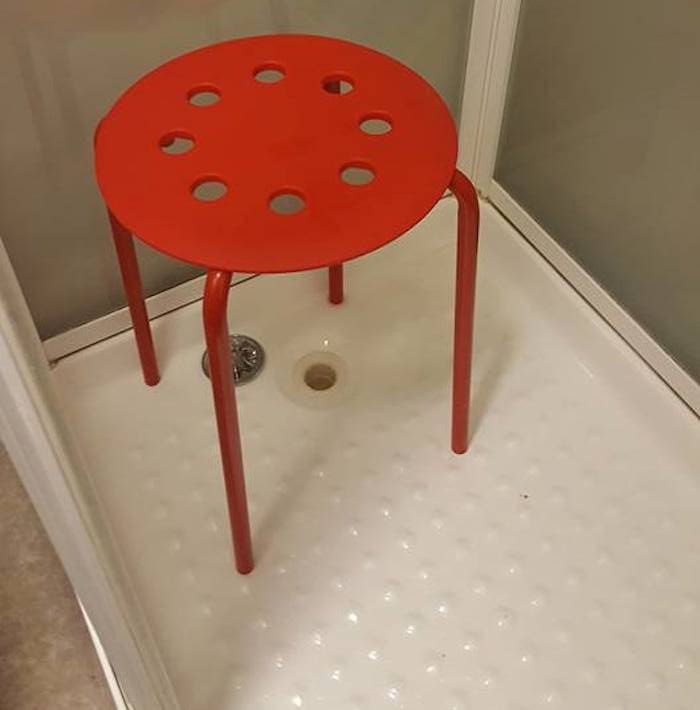 La silla de Ikea. Foto: Facebook/ Claus Jørstad