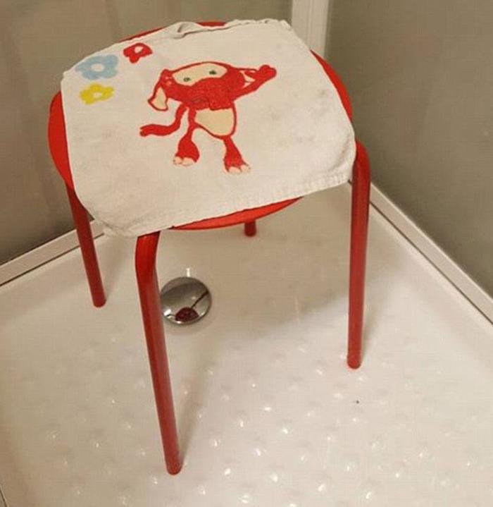 La silla de Ikea. Foto: Facebook/ Claus Jørstad