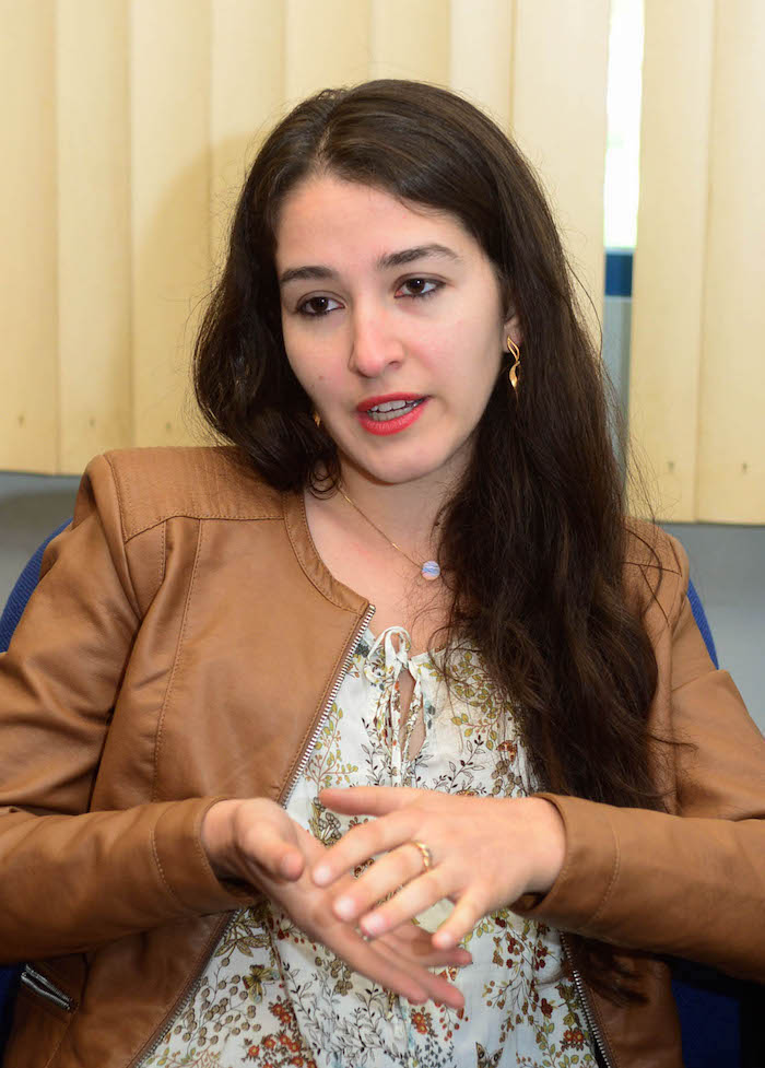 Paulina Popnikolov, egresada de la Facultad de Odontología de la UNAM. 