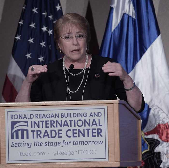 La Presidenta de Chile, Michelle Bachelet. Foto: EFE.