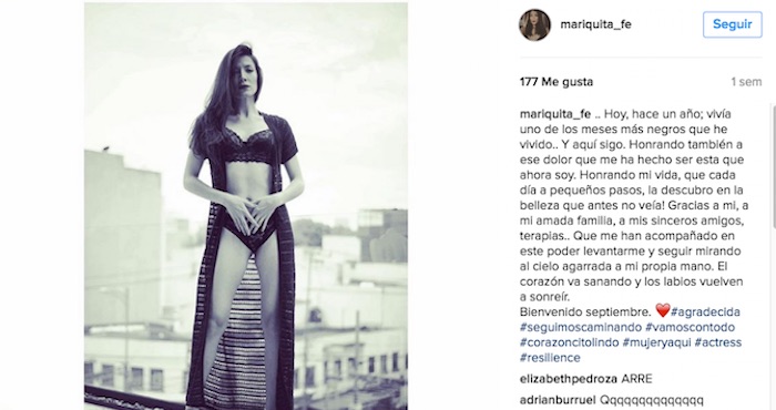 Foto: Intagram vía @mariquita_fe