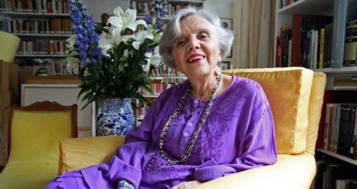 En la imagen, la escritora Elena Poniatowska. Foto: Fundación Elena Poniatowska.