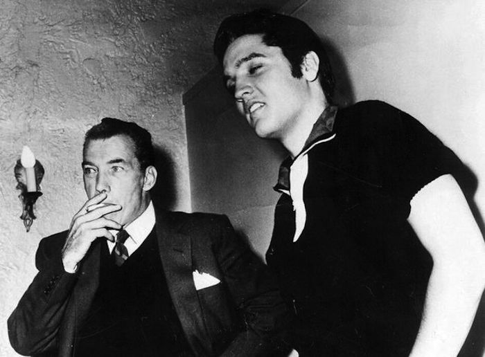 Elvis y Ed Sullivan en 1956. Foto: Especial