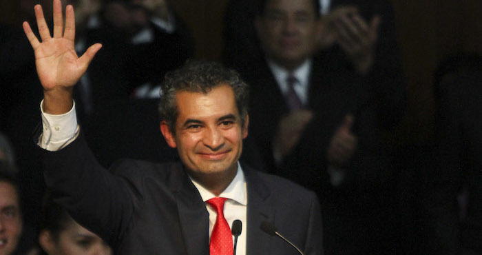 CIUDAD DE MÉXICO, 12JULIO2016.- Enrique Ochoa Reza, fue elegido como nuevo presidente nacional del Partido Revolucionario Institucional en la XXXVI Sesión Extraordinaria del Consejo Político Nacional, después de la renuncia de Malio Fabio Beltrones. FOTO: ADOLFO VLADIMIR /CUARTOSCURO.COM