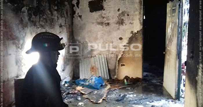 Así quedó el domicilio luego del incendio. Foto: Pulso.