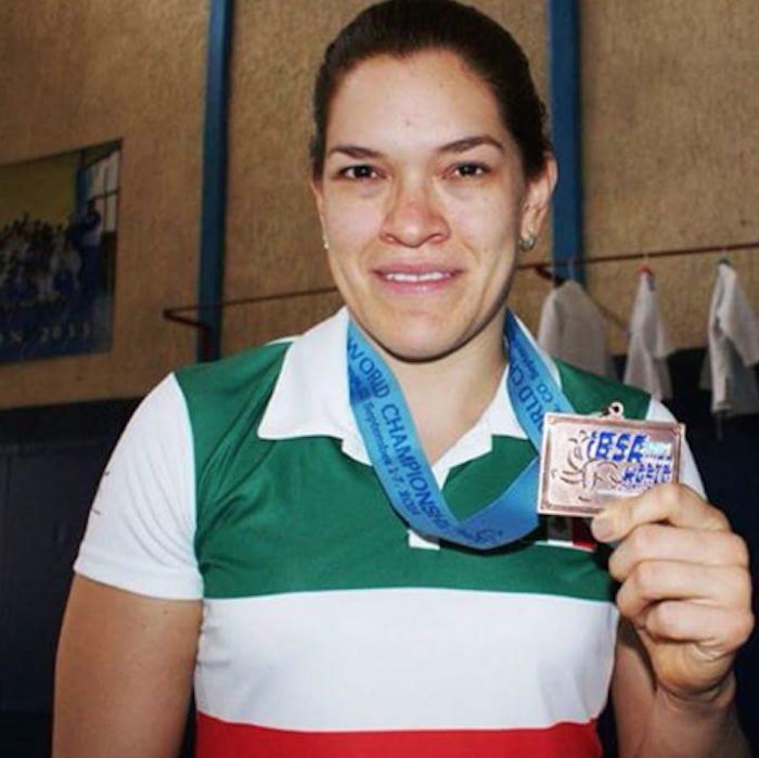 Lenia Fabiola Ruvalcaba, medalla de oro en judo. Foto: @CONADIS_MX