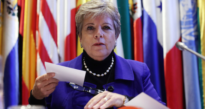 La secretaria ejecutiva de la ComisiÛn EconÛmica para AmÈrica Latina y el Caribe (Cepal), Alicia B·rcena. Foto: EFE
