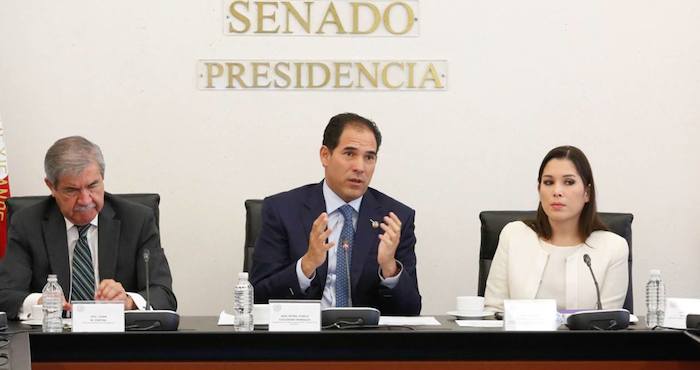 El presupuesto fue presentado en una reunión los titulares del Senador, la Auditoría Superior de la Federación, INAI, Transparencia Mexicana, y el Despeacho de la Secretaría de la Función Pública. Foto: Especial