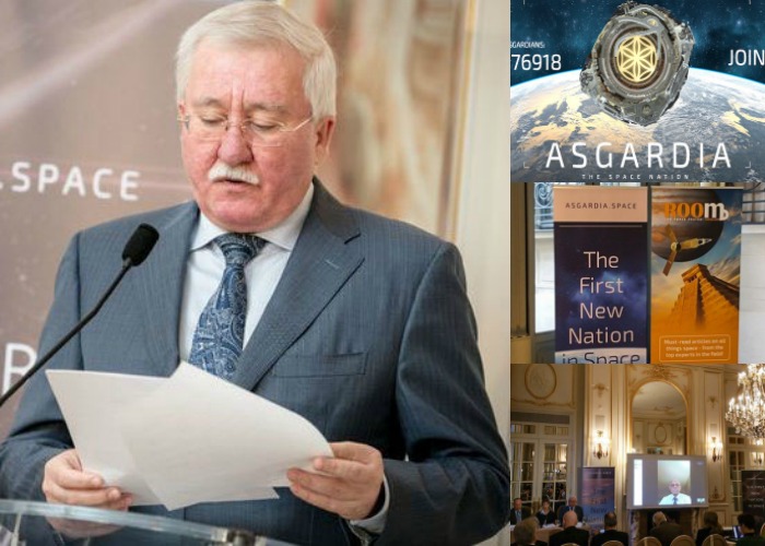 Igor Ashurbeyli anunció la creación del primer estado de la historia del espacio. Foto: ashurbeyli.ru
