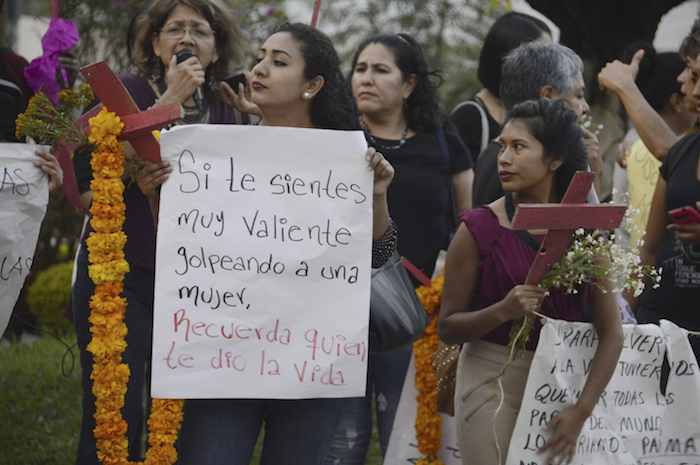 Jóvenes estudiantes se manifestaron en Ciudad Universitaria. Foto: Cuartoscuro.