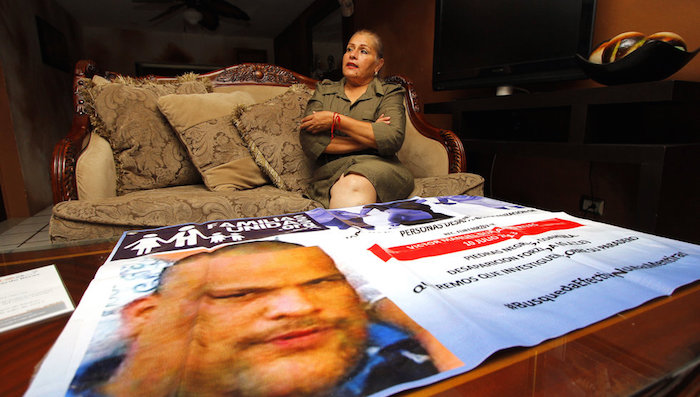 A raíz de la desaparición de Víctor en 2013, Hortensia funda la Asociación Familias Unidas en la Búsqueda y Localización de Personas Desaparecidas, de la que ella es presidenta. Foto: Vanguardia