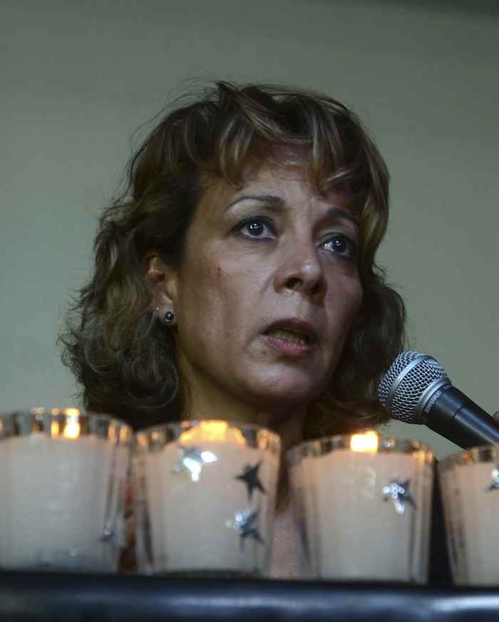 Rebeca Espinosa de los Monteros, madre de Karen Rebeca Esquivel Espinosa. Foto: Cuartoscuro.
