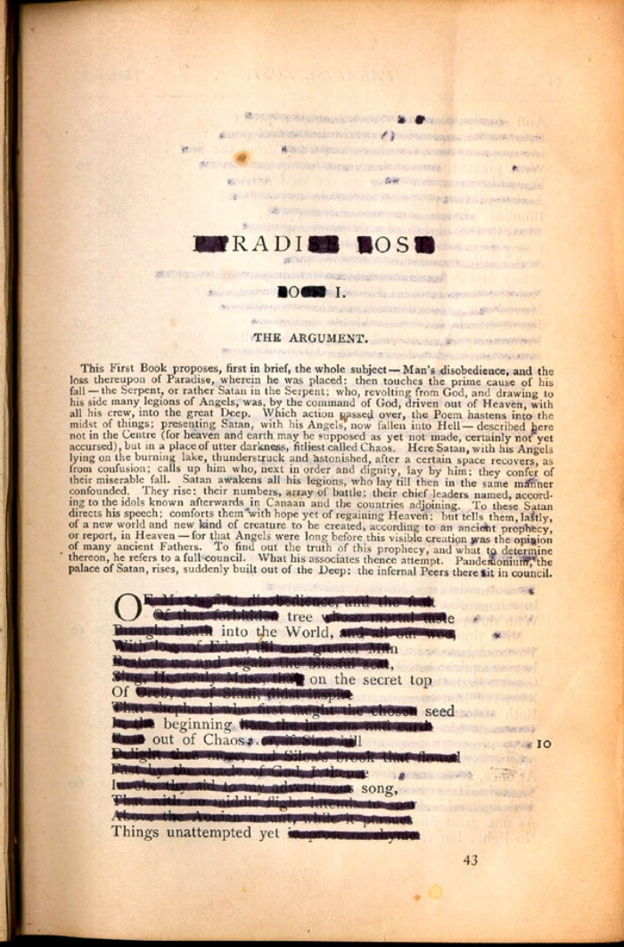 Uno de los resultados más deslumbrantes elaborados con este procedimiento es RADIOS (1977), de Ronald Johnson. Foto: Culturamas