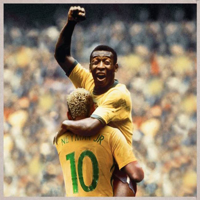 Neymar Jr. y Pelé Foto: Emilio Santolini