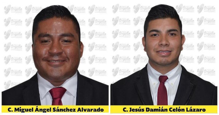 Jesús Celón Lázaro, de Morena, y Miguel Ángel Sánchez Alvarado, del PRI. Foto: Especial