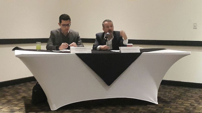 Calvillo y Encarnación criticaron que las autoridades hayan emitido la declaratoria después de que se discutió el presupuesto. Foto: Ivette Lira, SinEmbargo