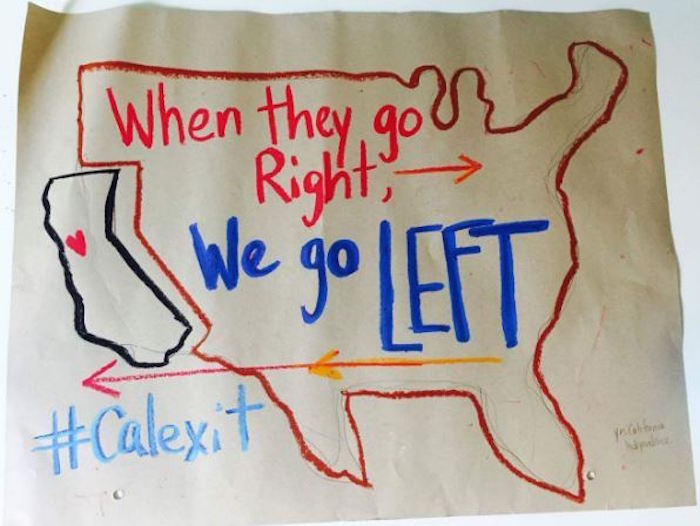 Imagen de campaña del #Calexit en Twitter. Foto: Especial 
