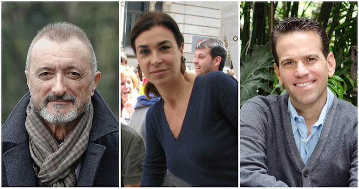 Arturo Pérez-Reverte, Carmen Posadas y Carlos Loret de Mola. Foro: Especial