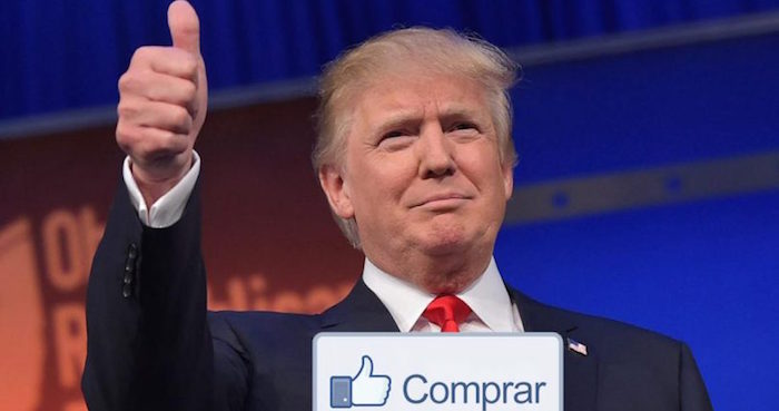 El demócrata Donald Trump. Foto:ticbeat