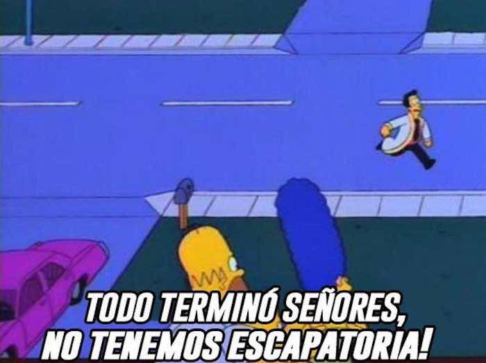 Los Simpsons desde hace 16 años pronosticaron a Trump, desde entonces temen. Foto: Twitter.