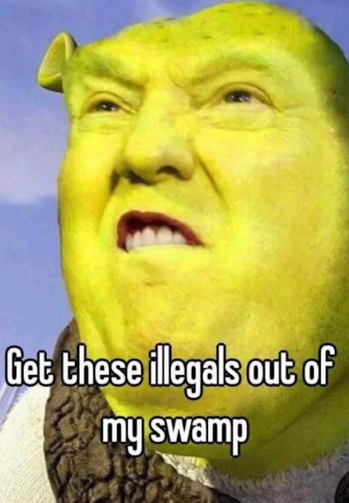 ¿Acaso Melania es Fiona? Foto: Twitter.