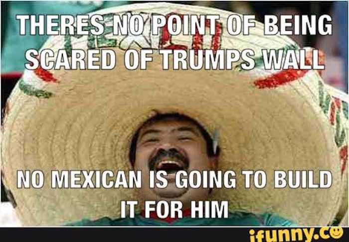 Los mexicanos y el muro no se llevan. Foto: Tomada de Internet.