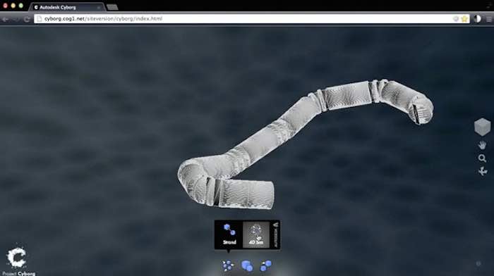 En la imagen, un diseño armado por medio del programa “Cyborg”. Foto: Tomada de Internet.