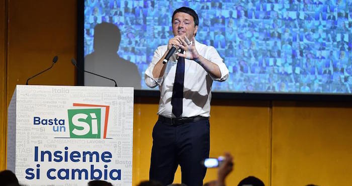 El Primer Ministro italiano, Matteo Renzi. Foto: EFE
