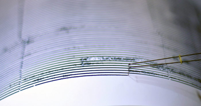 Detalle del sismógrafo del Instituto Nacional de Sismología, Vulcanología, Metereología e Hidrología (INSUVUME), hoy, 28 de mayo del 2009, en Ciudad de Guatemala, que registró el terremoto de 7,1 grados en la escala abierta de Richter que tuvo su epicentro a 30 kilómetros de la costa hondureña en el Caribe, y que se sintió en gran parte del territorio guatemalteco, principalmente en el norte, noreste y este del país. Hasta el momento en Honduras son cinco los muertos registrados. EFE/Ulises Rodríguez