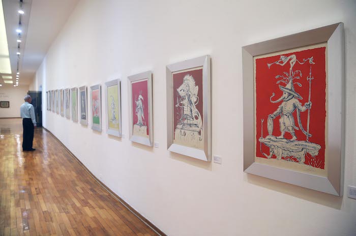 Son dos colecciones de litografías y fotomontajes con las que el artista exploró el universos de los alimentos. Foto: Ernesto Arias/EFE