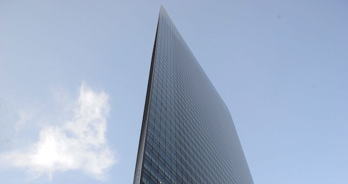 El rascacielos de la empresa Dentsu Corp. Foto: EFE