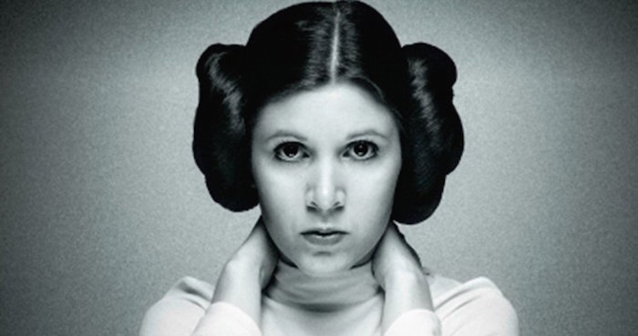 Carrie Fisher como la Princesa Leia. Foto: @starwars