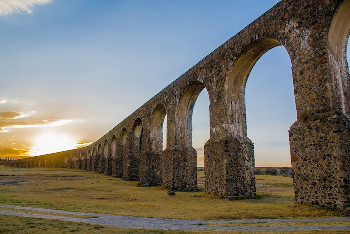 El famosos acueducto. Foto: Secretaría de Turismo del Estado de México