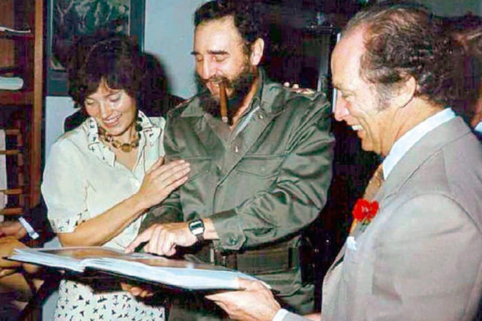 Fidel Castro y Margaret Trudeau / Foto: Especial