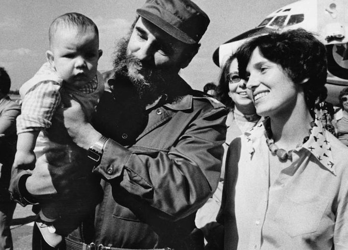 Margaret Trudeau junto a Fidel Castro / Foto: Especial