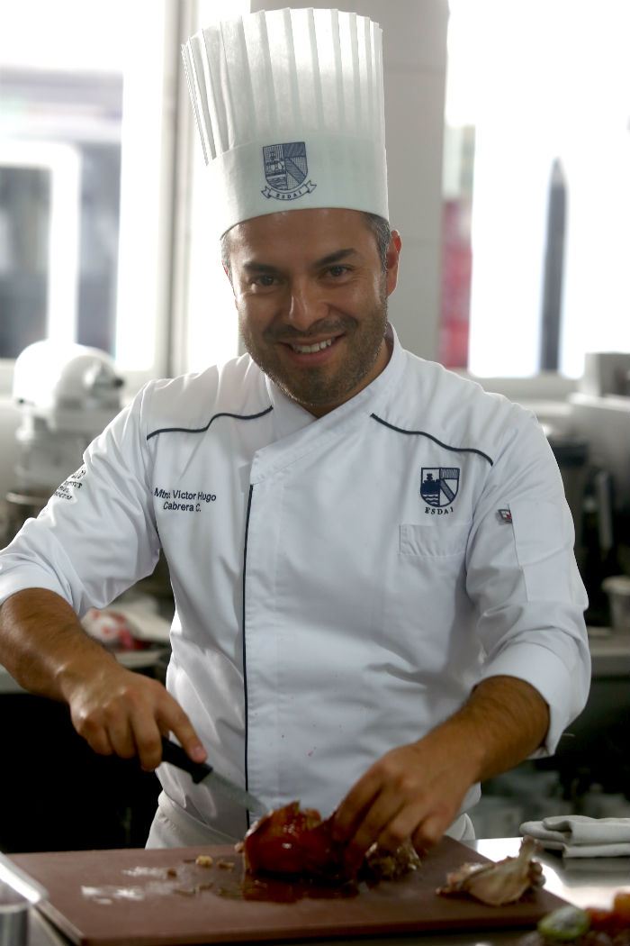 El chef Víctor Hugo Cabrera. Foto: Cri Rodríguez