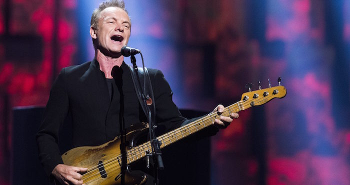 El cantante británico Sting. Foto: EFE.