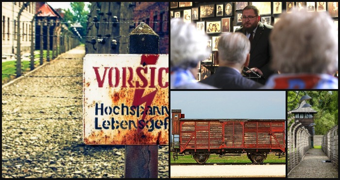 Piotr Cywinski (c), director del Museo Memorial de Auschwitz-Birkenau, habla en un evento. Foto: EFE / auschwitz-tours.com