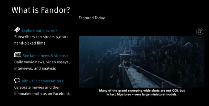 El "primo indie de Netflix". Imagen: Fandor