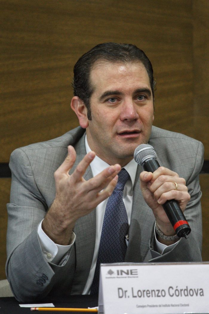 Lorenzo Córdova Vianello, presidente del INE. Foto: Cuartoscuro 