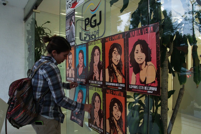 Activistas y periodostas realizaron protestas ante el asesinato de Rubén Espinosa, Nadia Vera y otras tres mujeres. Foto: Cuartoscuro.